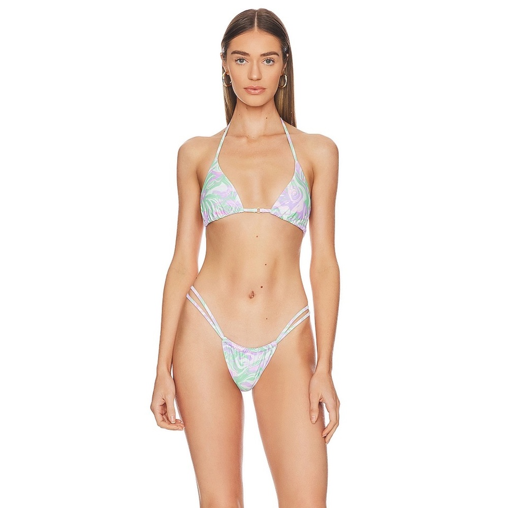 Pastel Print Bikini Set